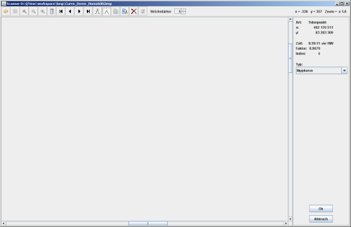 Scanner mit Nippkurve bei HW am Standard Port Dover