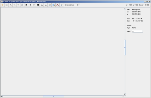 Scanner mit Strompunkten G, J, K der Übungskarte